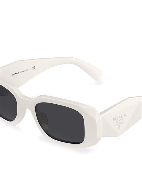 prada sun glasses white